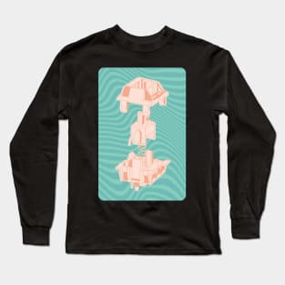 Psychedelic Keyboard Switch Long Sleeve T-Shirt